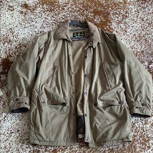 Tan Barbour Jacket - Size Large